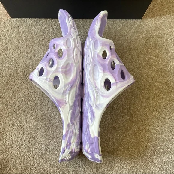 Merrell Hydro Moc Sliders Size UK 12 Lilac Slippers Sandals - Picture 7 of 8